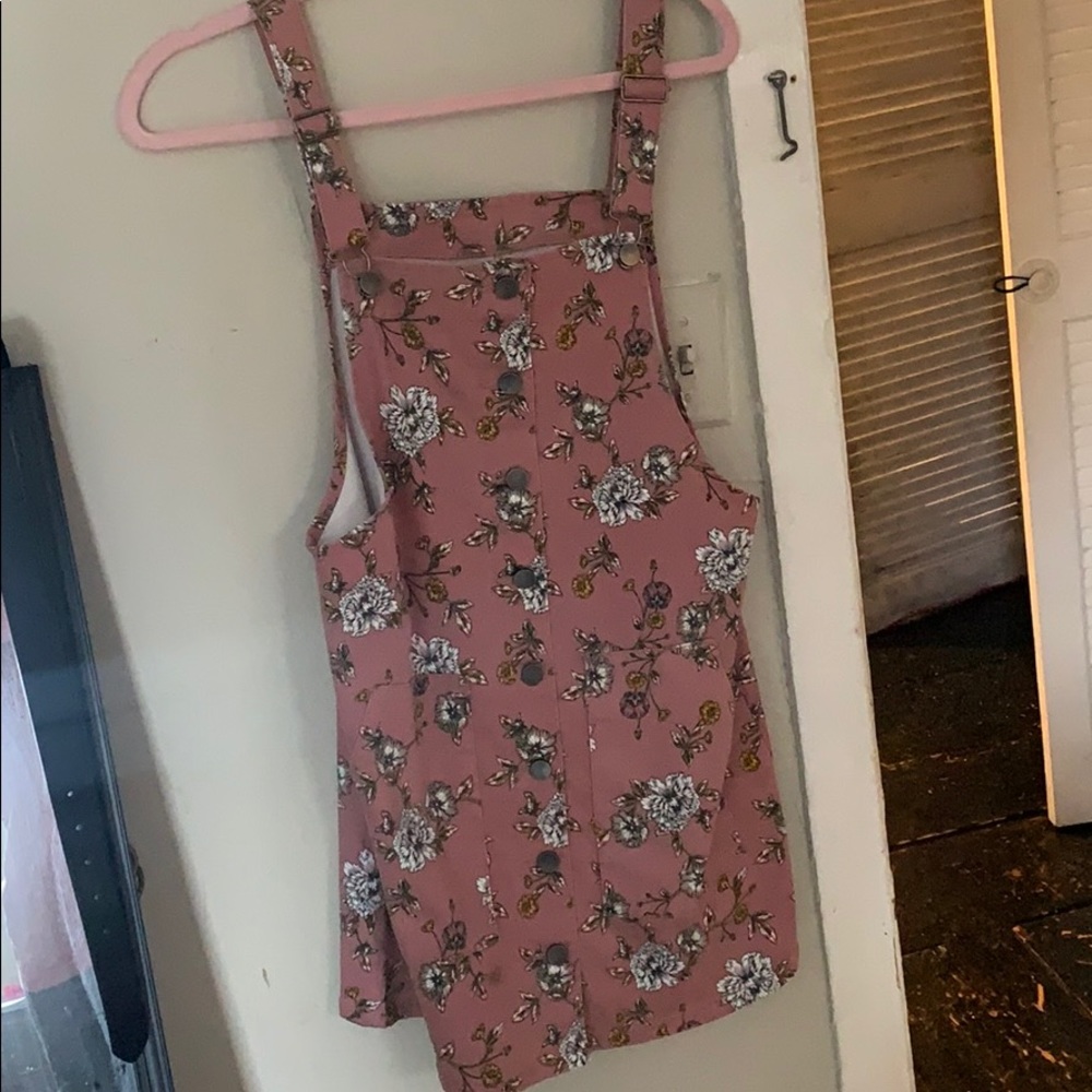 Pink floral dress